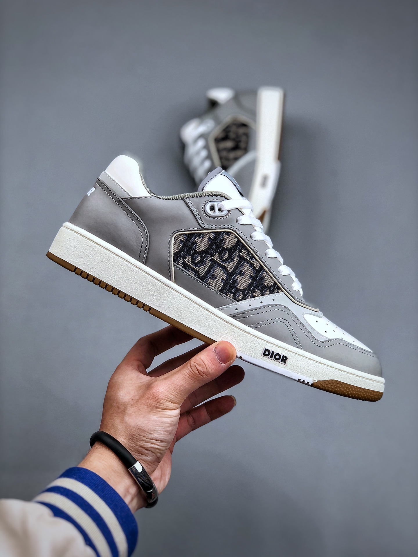 Dior Inspired B27 Sneakers Leather Monogram Low Top Luxury Streetwear Essential