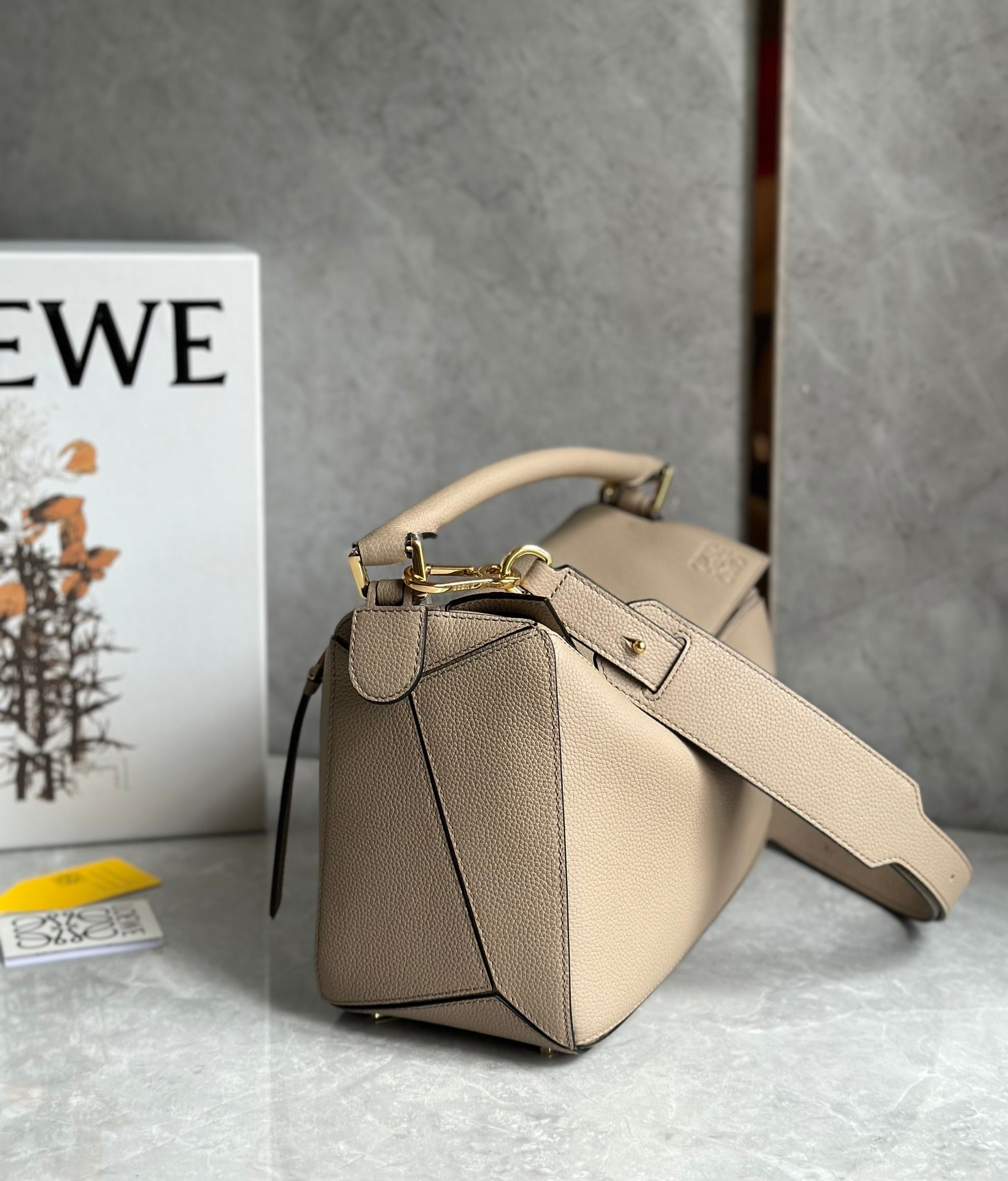 Sand Color Puzzle Bag New Version Modern Design - Image 3