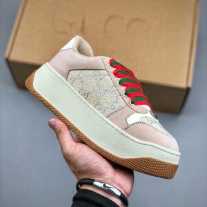 Gucci Inspired MAC90 Chunky Distressed Sneakers Platform 6 cm Vintage Luxury Women