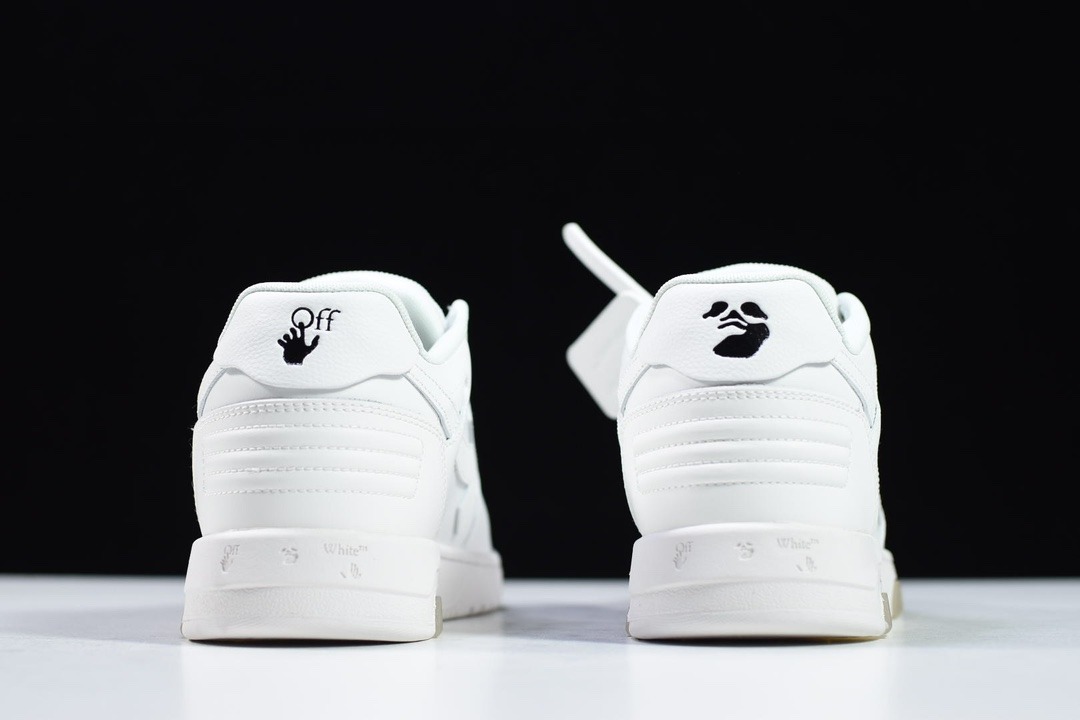Off-White Out Of Office Low Top Leather Sneakers Arrow Design Premium Edition - Image 2