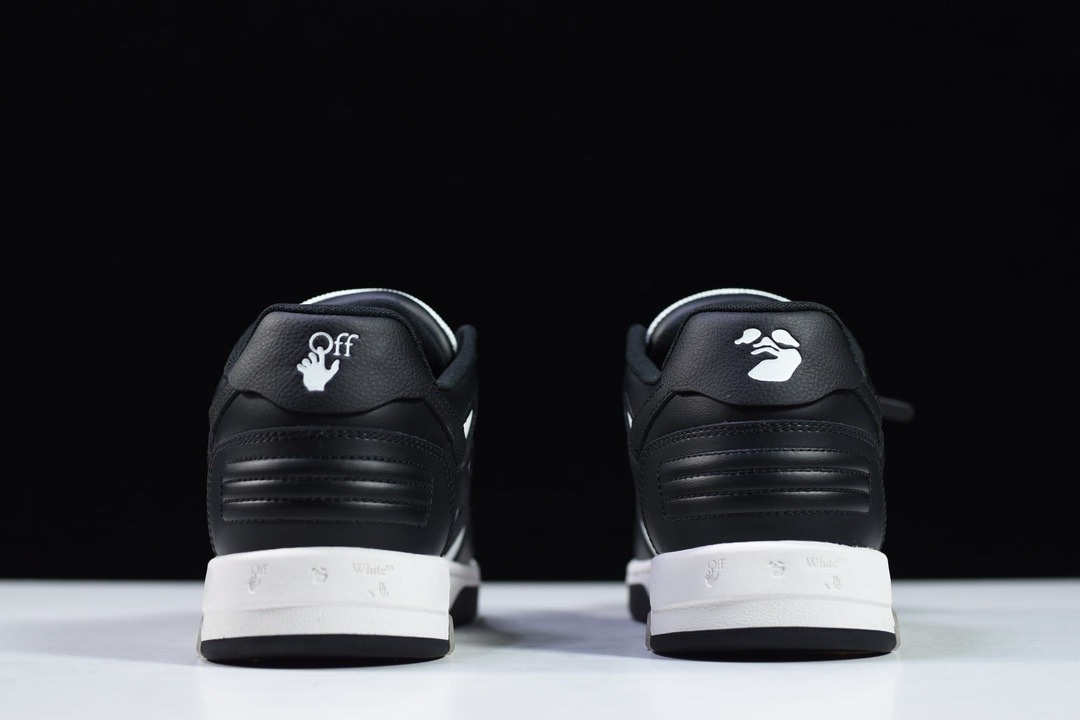 Off-White Out Of Office Low Top Sneakers Premium Leather Arrow Design - Image 4