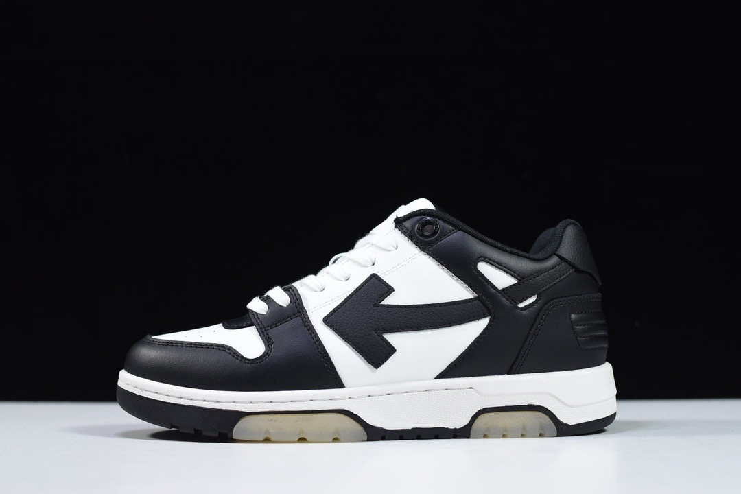 Off-White Out Of Office Low Top Sneakers Premium Leather Arrow Design