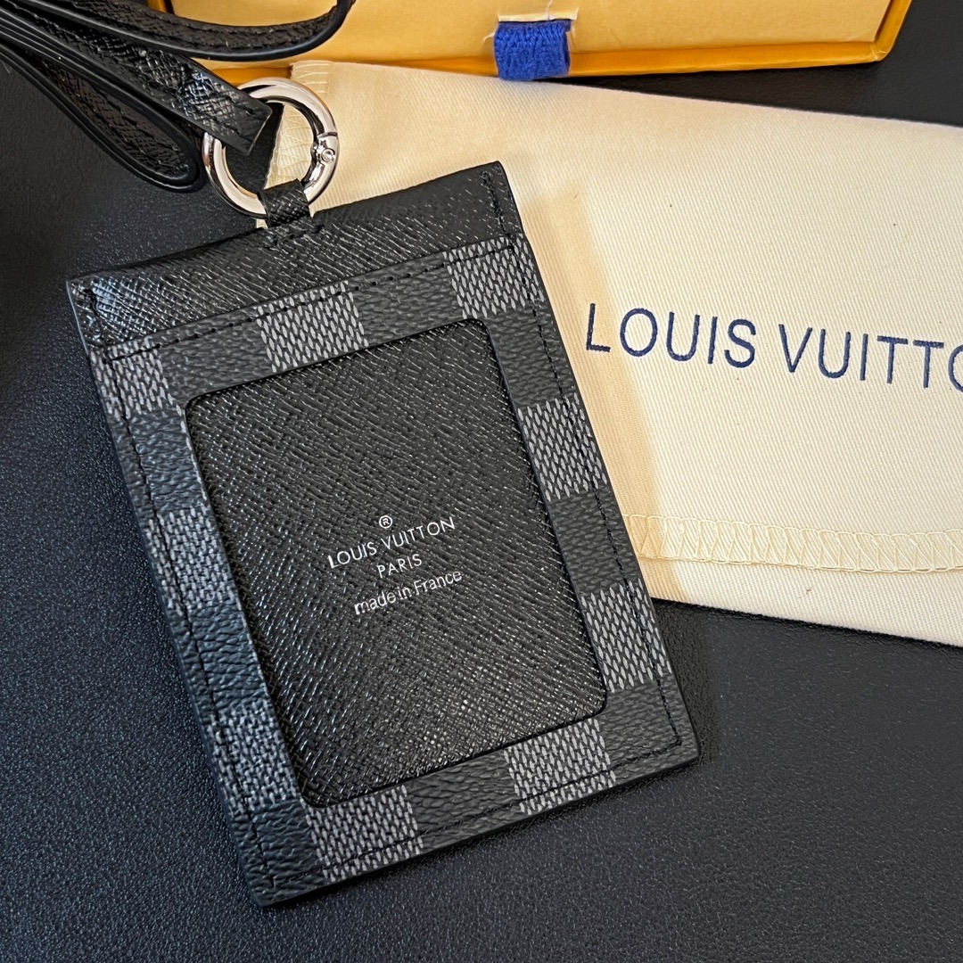 Louis Vuitton LV On Sirap Neck Lanyard Card Holder ID Badge Wallet - Image 3