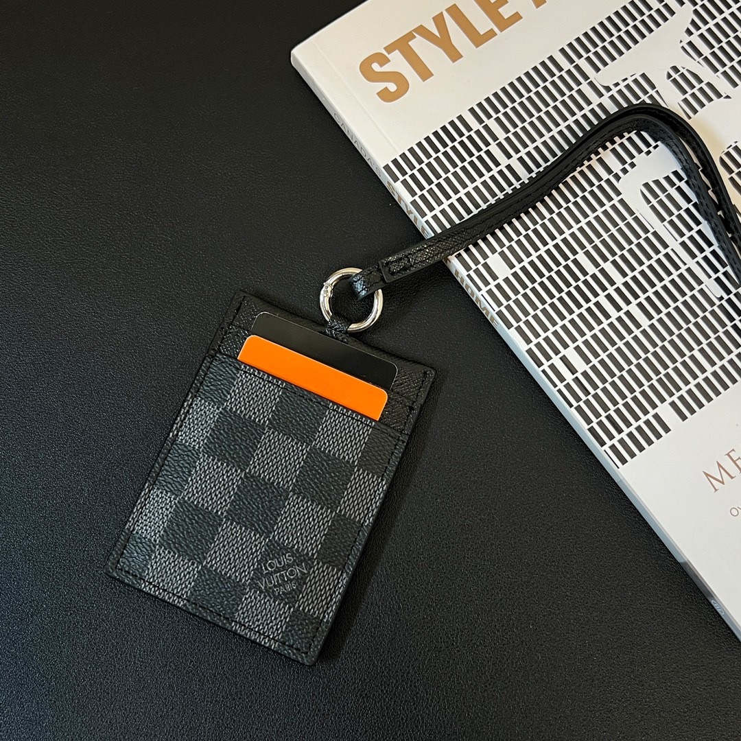 Louis Vuitton LV On Sirap Neck Lanyard Card Holder ID Badge Wallet - Image 5