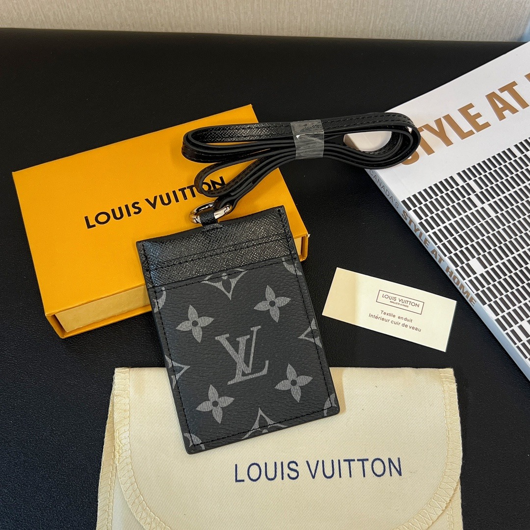 Louis Vuitton LV Neckband Badge Card Holder New Arrival