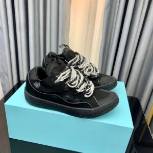 LANVIN Couple Sneakers Premium Casual and Athletic Shoes Sizes 35–45 Ready Stock