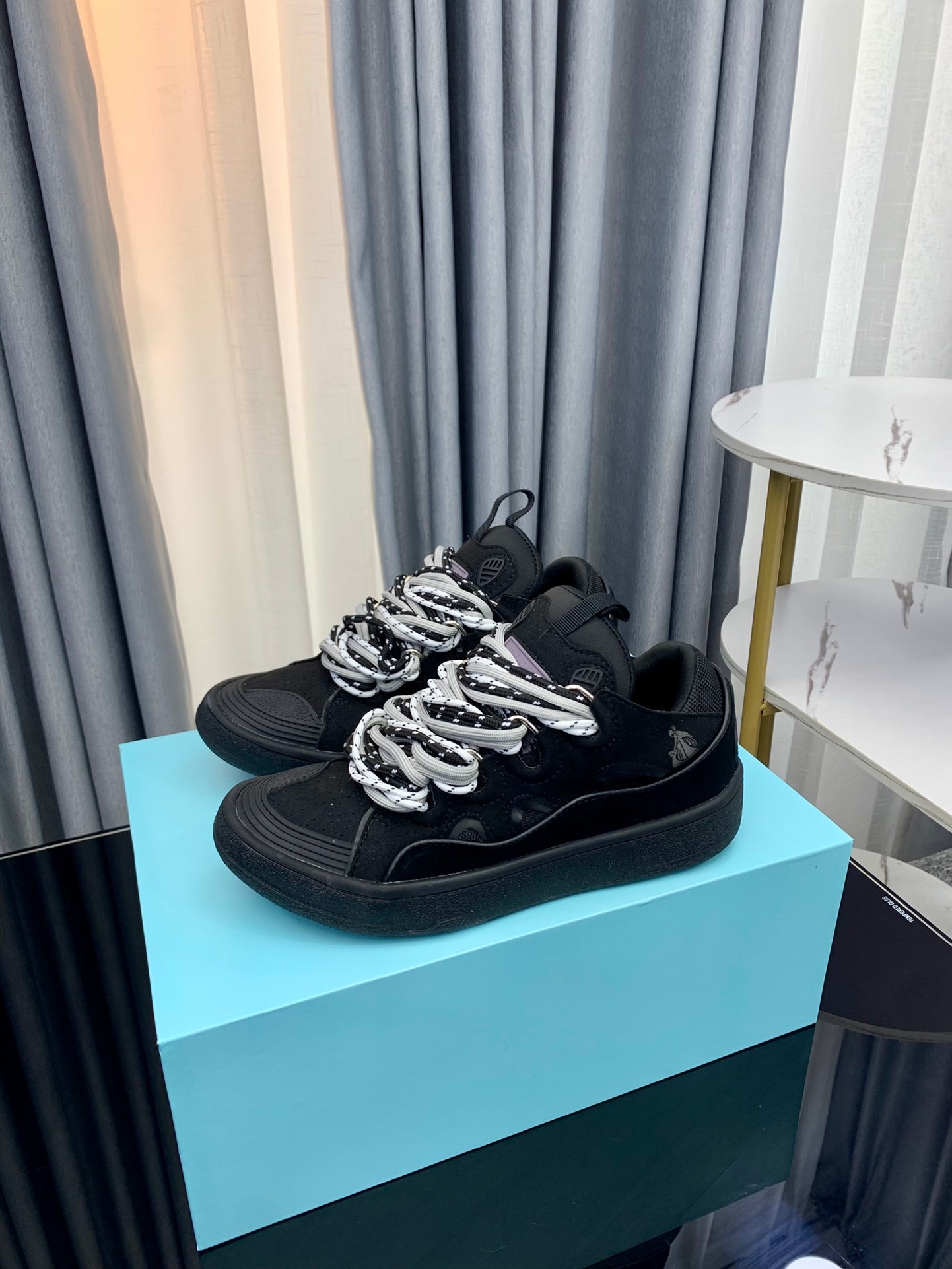 LANVIN Couple Sneakers Premium Casual and Athletic Shoes Sizes 35–45 Ready Stock - Image 4