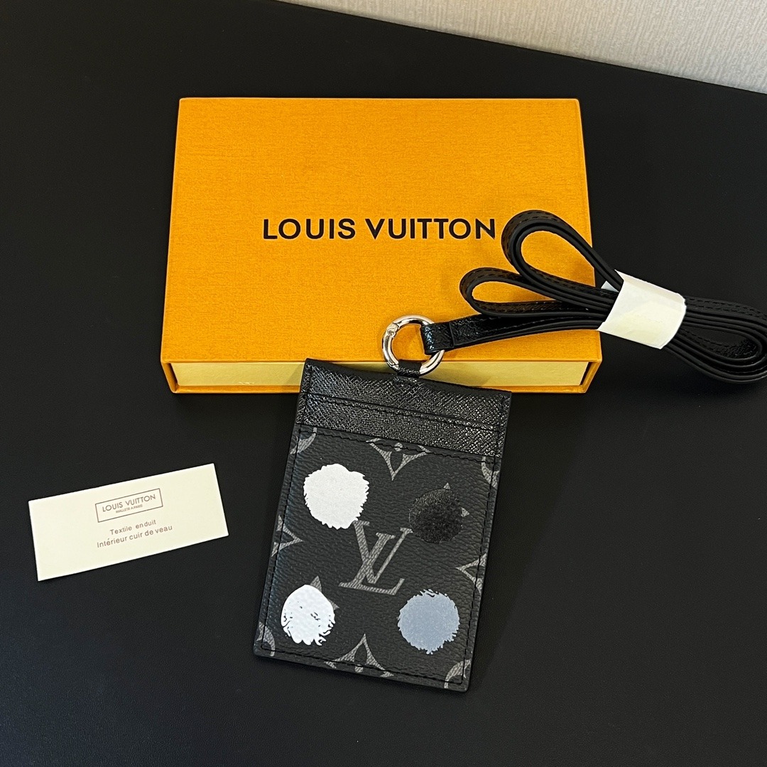 Louis Vuitton LV On Sirap Neckband Card Holder ID Badge Wallet - Image 2