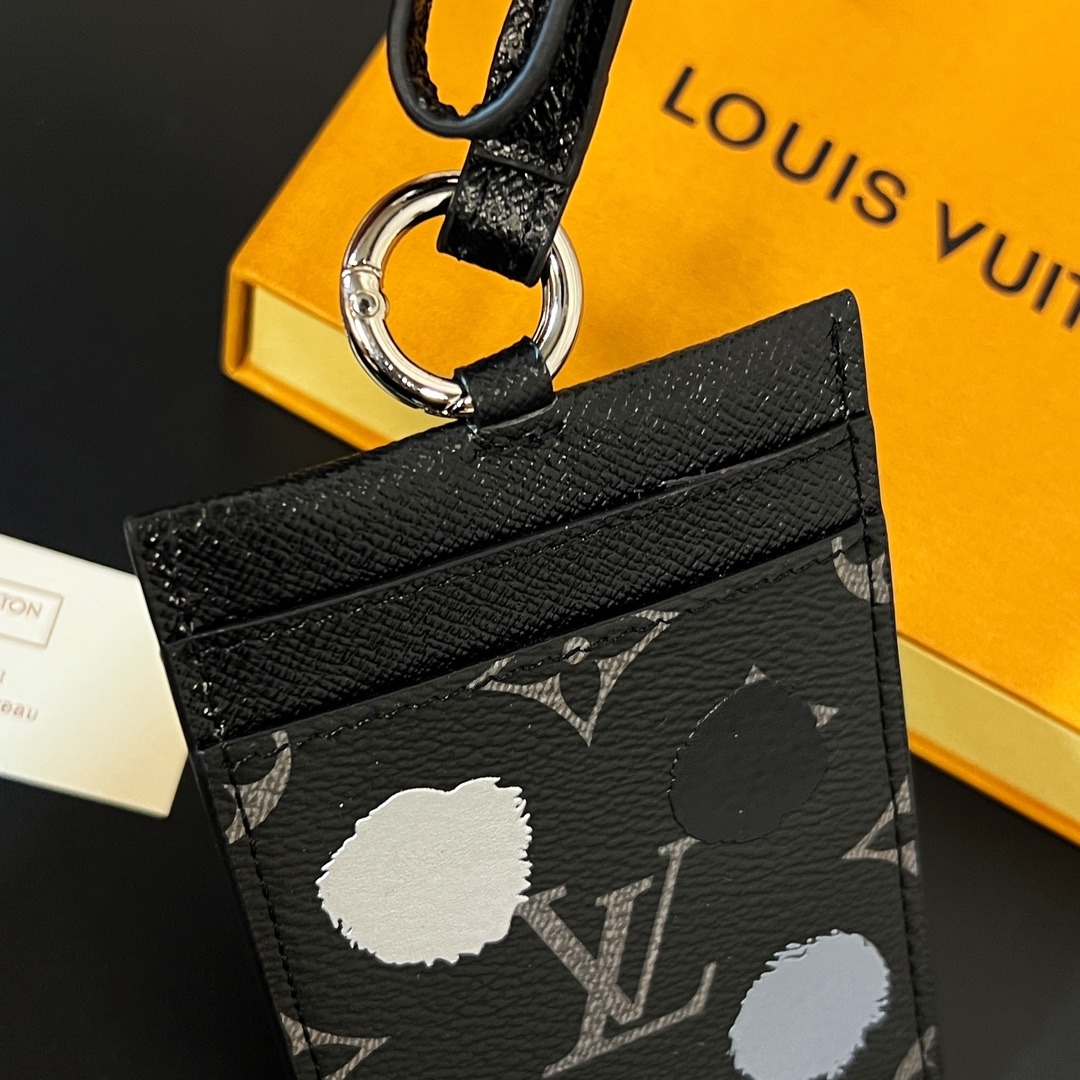 Louis Vuitton LV On Sirap Neckband Card Holder ID Badge Wallet - Image 5
