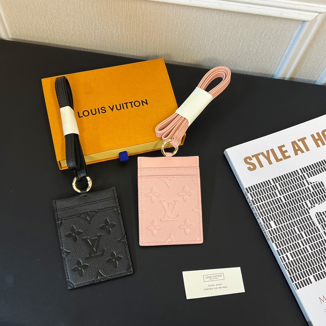 Louis Vuitton LV Neckband Badge Card Holder New Arrival