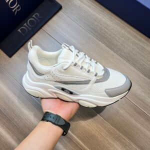 Dior Inspired Premium Sneakers Napa Leather Reflective Mesh Lightweight TPU Sole