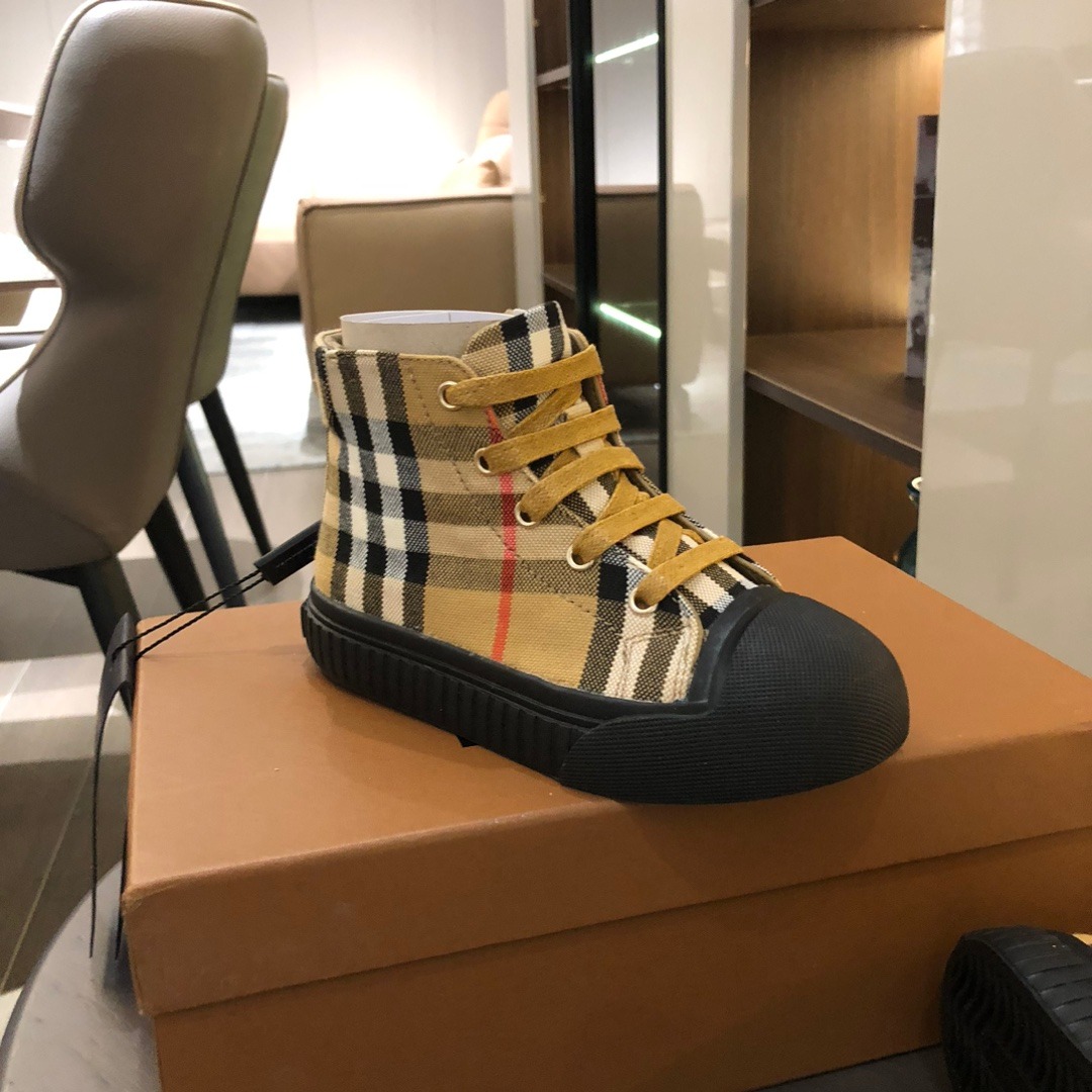 Burberry Kids Slip On Shoes for Boys and Girls Premium Designer Comfort Style - Image 5