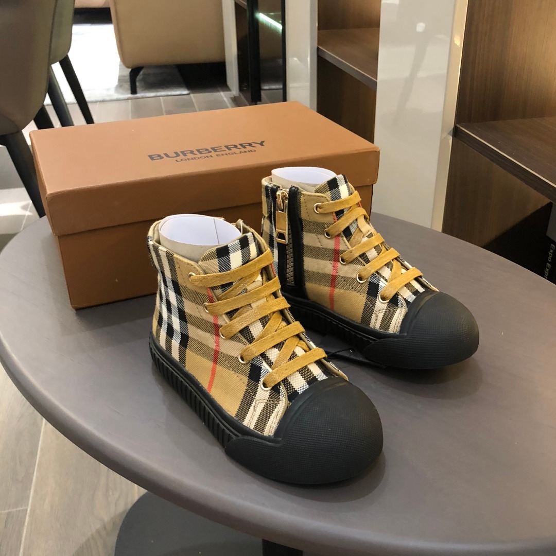 Burberry Kids Slip On Shoes for Boys and Girls Premium Designer Comfort Style - Image 3