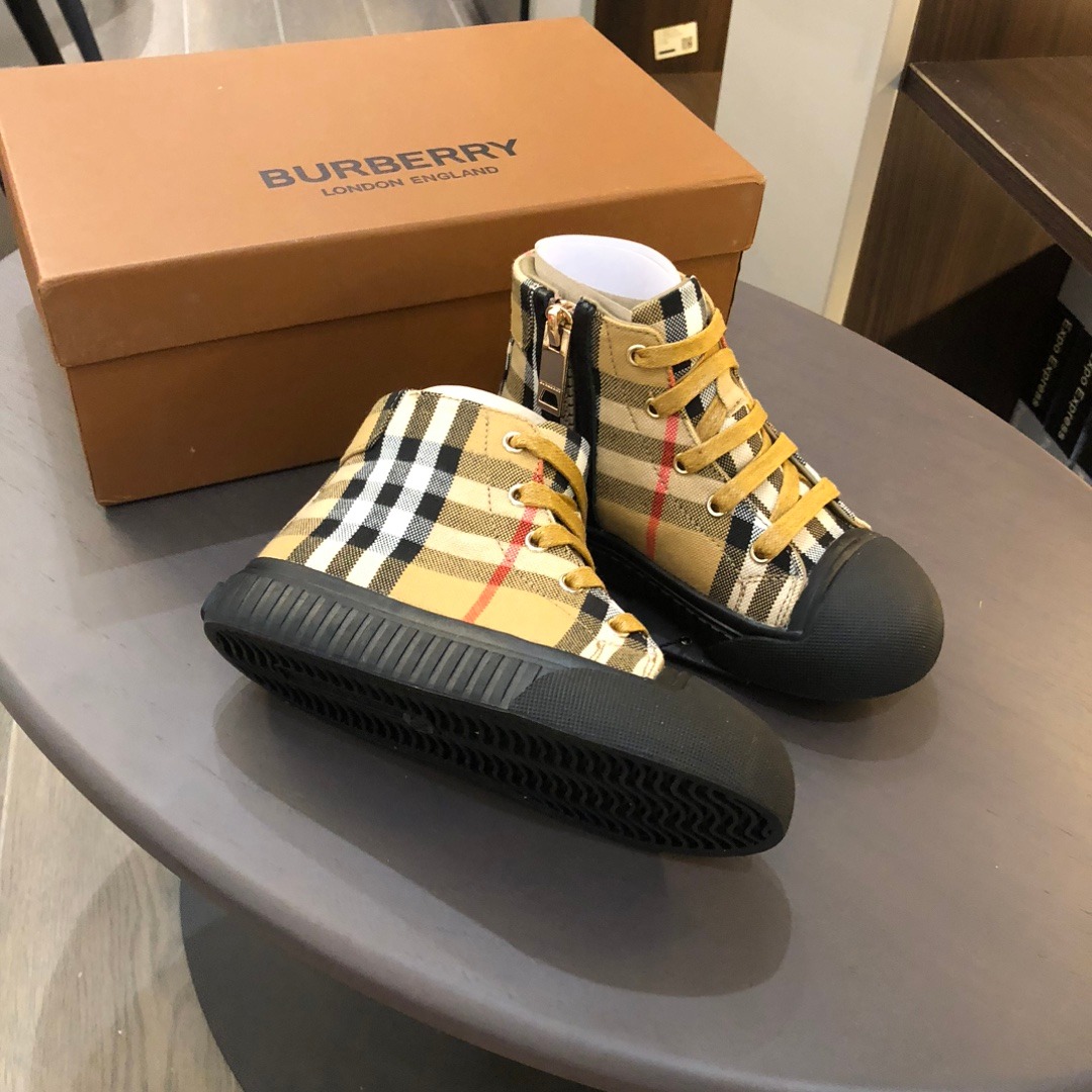 Burberry Kids Slip On Shoes for Boys and Girls Premium Designer Comfort Style - Image 4