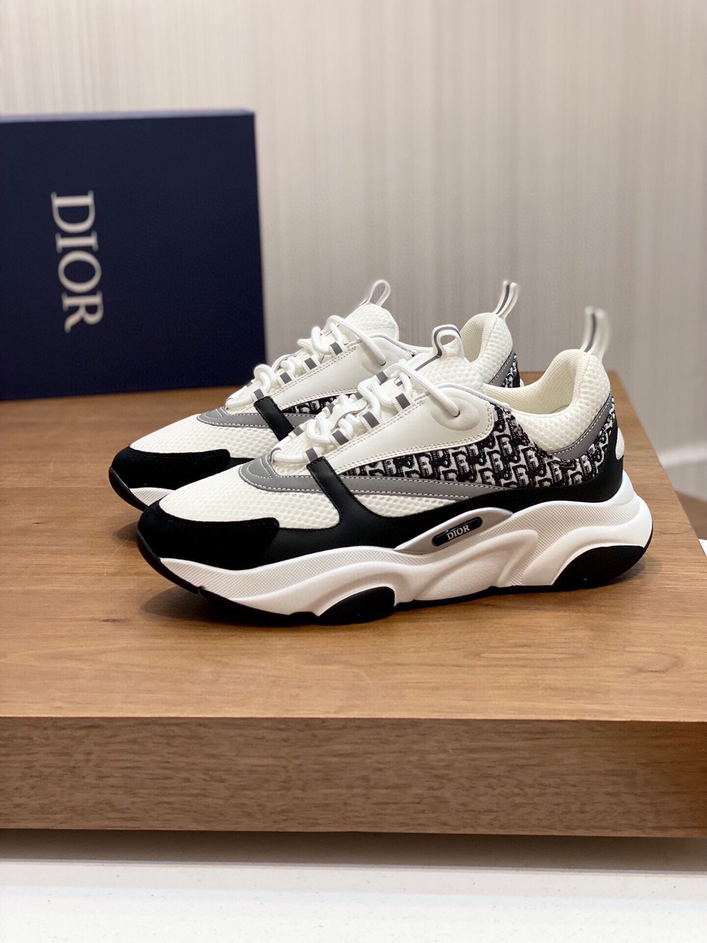Dior Inspired Premium Sneakers Italian Leather Mesh TPU Sole Luxury Comfort