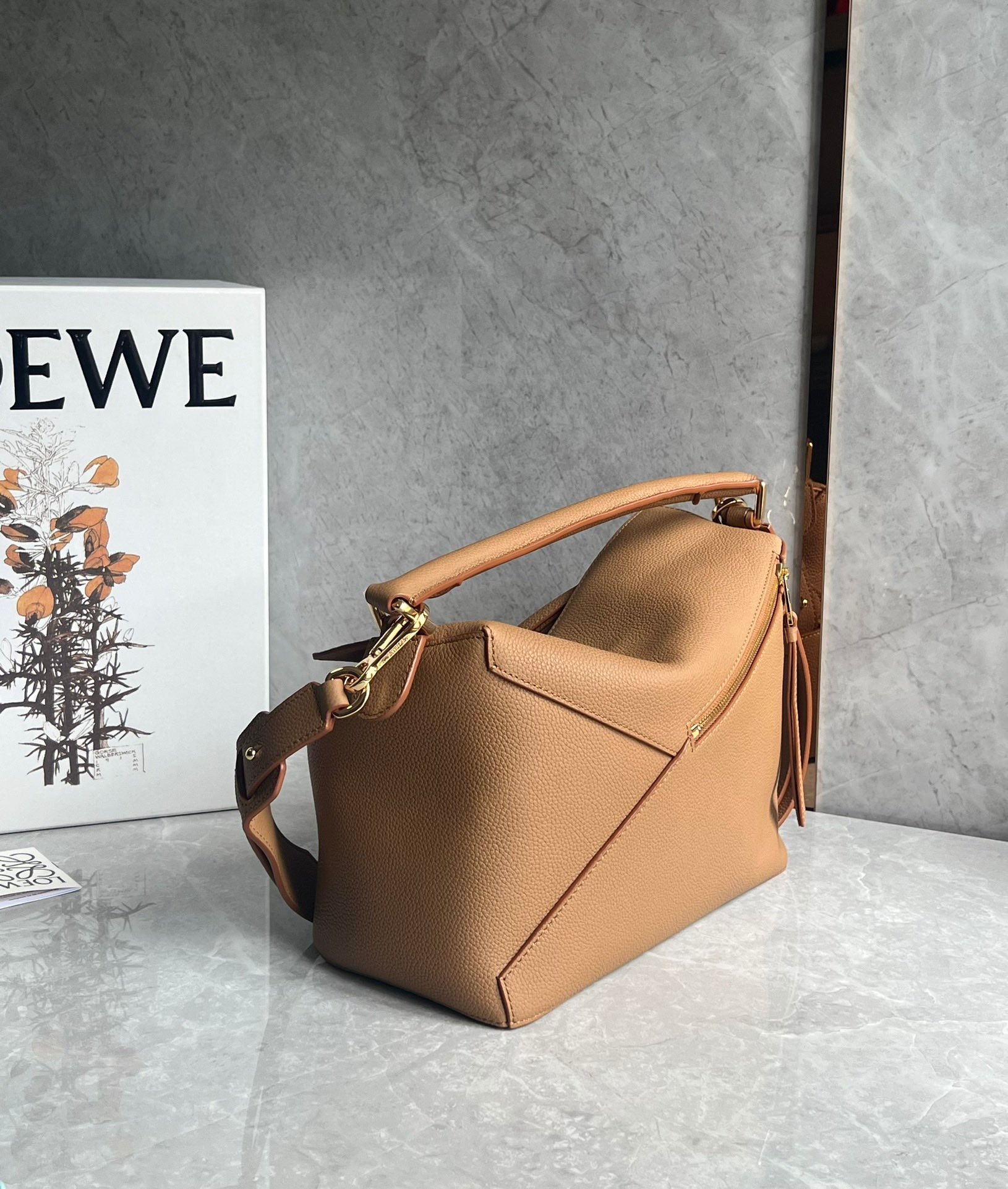 Puzzle Style Bag Modern Structured Design - Image 3