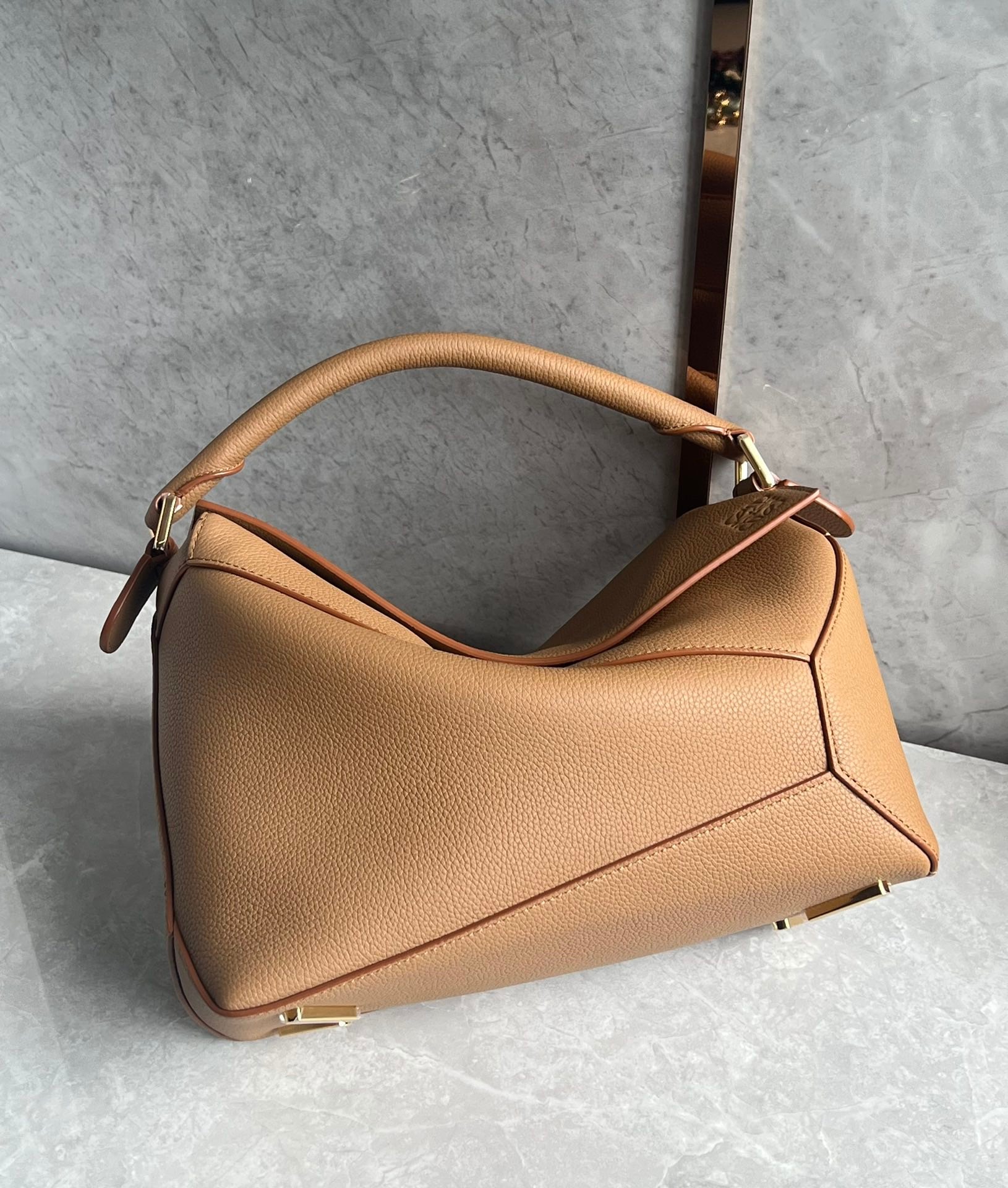 Puzzle Style Bag Modern Structured Design