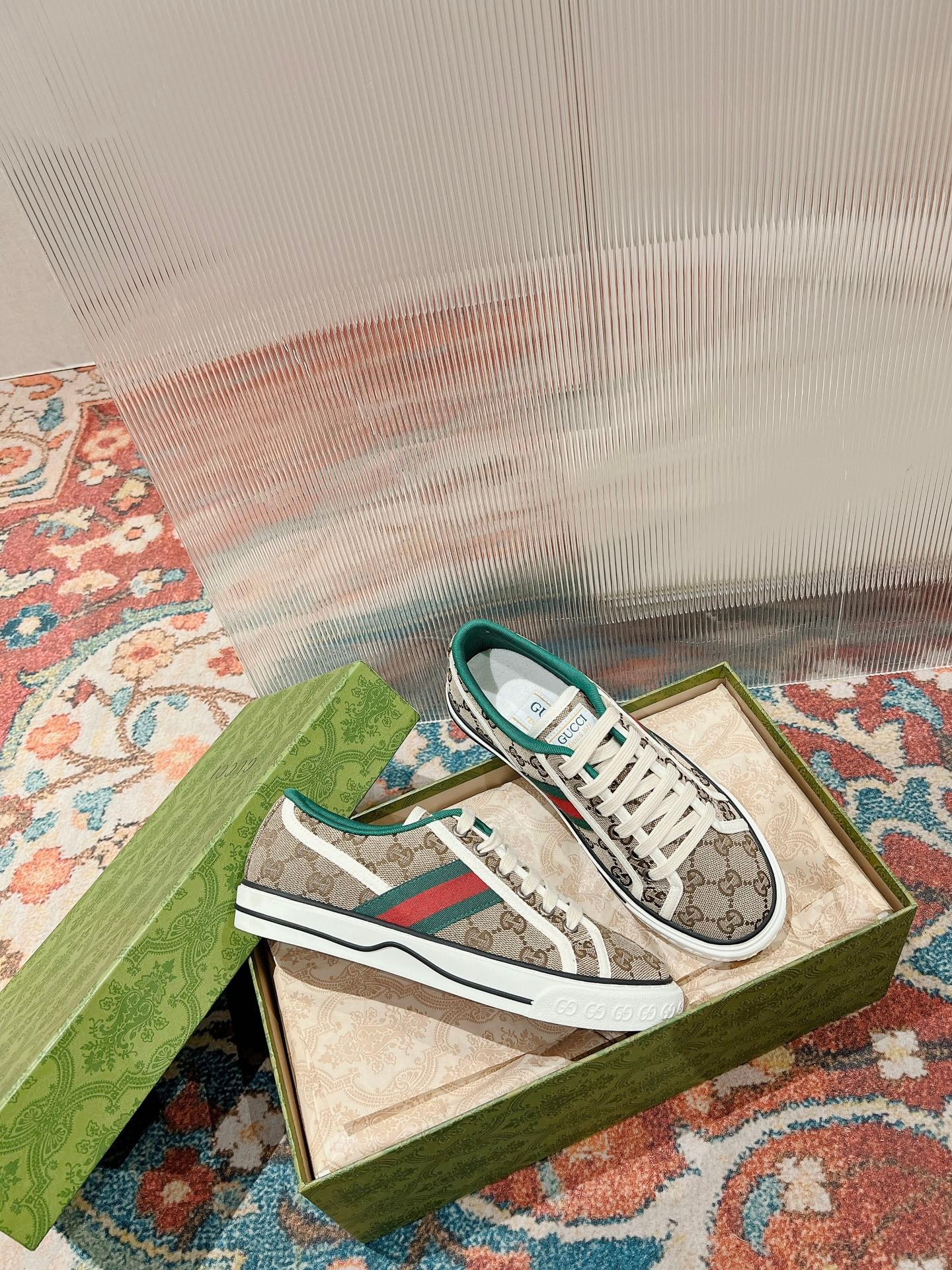 Gucci Inspired Tennis 1977 Canvas Sneakers Disney Edition Vintage Classic Unisex