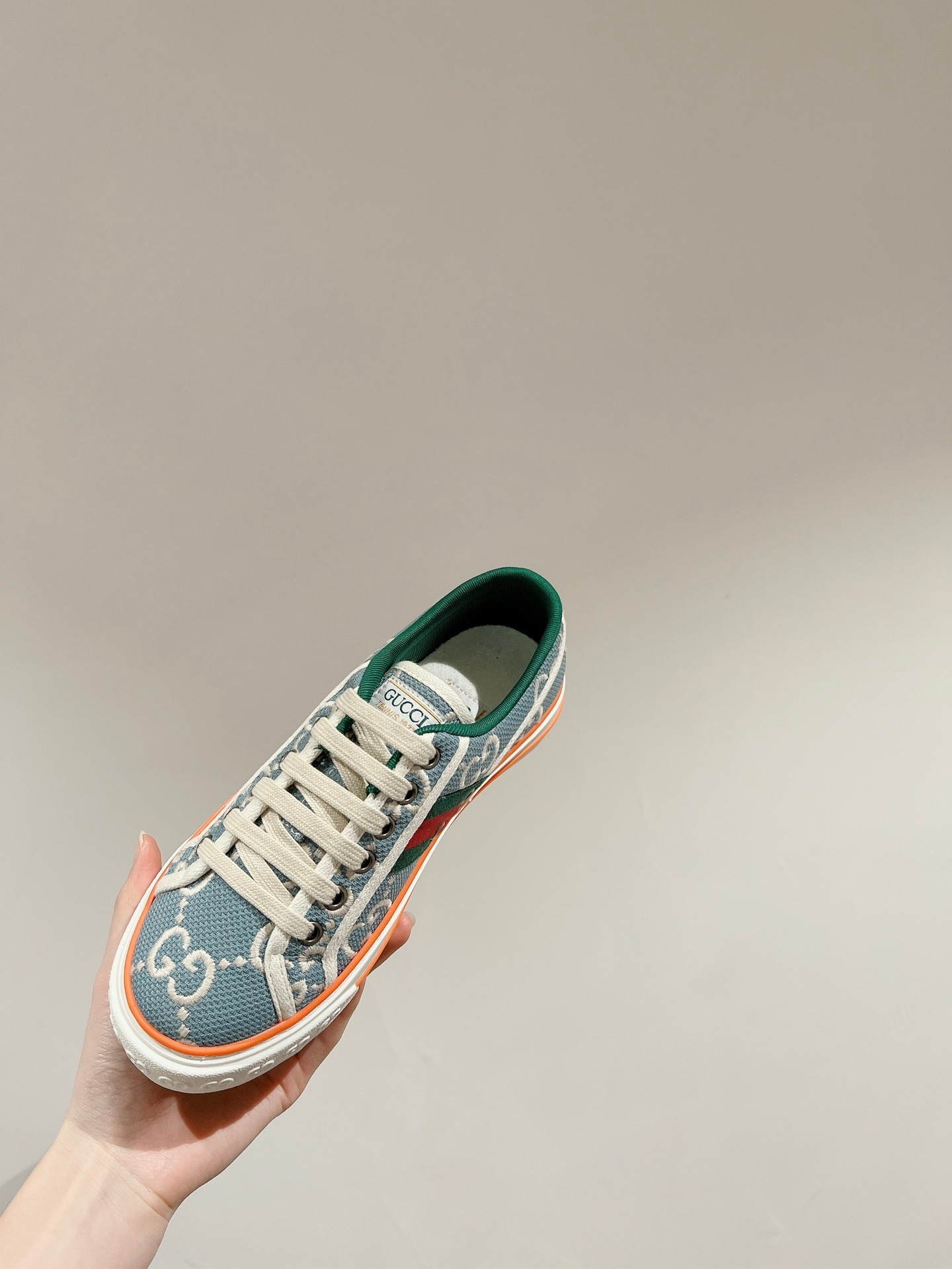 Gucci Inspired Tennis 1977 Canvas Sneakers Disney Edition Vintage Unisex Classic - Image 4