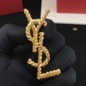 YSL Twisted Brooch YXZ0033 Elegant New Style Luxury Accessory