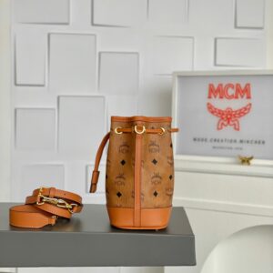 Dessau Mini Drawstring Bucket Bag Classic Cognac