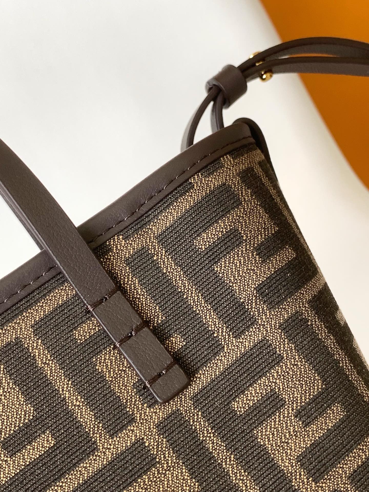 Mini Roll Basket Bag Monogram Canvas Compact Design - Image 3