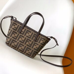 Mini Roll Basket Bag Monogram Canvas Compact Design