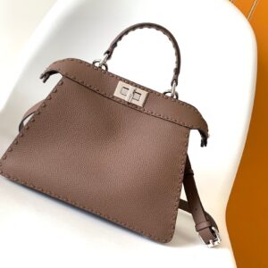 Iconic Peekaboo ISeeU Calfskin Leather Bag Elegant Design