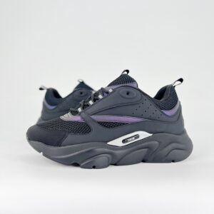 Dior Inspired B22 Men’s Runner Sneakers Leather Mesh Chunky Sole Retro Luxury Style