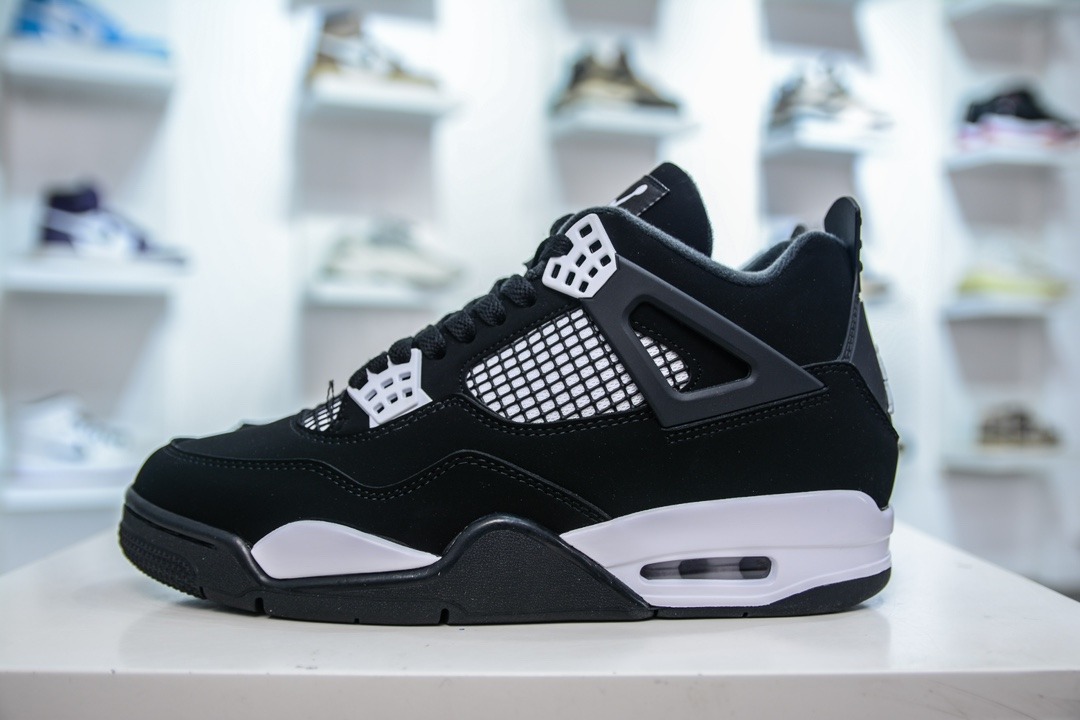Air Jordan 4 Retro White Black PB Pure Original Export Special Edition
