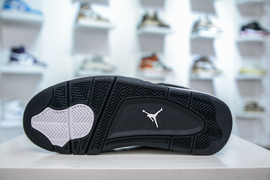 Air Jordan 4 Retro White Black PB Pure Original Export Special Edition - Image 3