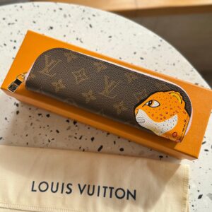 Louis Vuitton Charlotte Pencil Case Monogram Canvas Slim Pouch 10 Colors