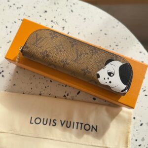 Louis Vuitton Charlotte Pencil Case Monogram Slim Pouch 10 Colors
