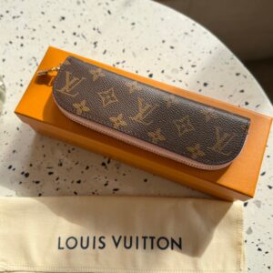 Louis Vuitton Charlotte Pencil Case Monogram Canvas Slim Pouch 10 Colors