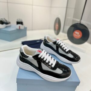 Prada Couple Lace Up Sneakers Premium Designer Inspired Style