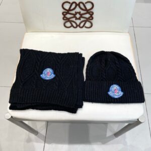 Premium Wool Hat and Scarf Set Classic Winter Combo Soft Warm Style