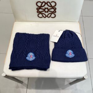 Premium Wool Hat and Scarf Set Classic Winter Combo Soft Warm Style