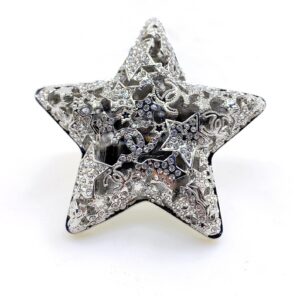 Chanel Starfish Brooch Full Diamond Luxury CC Pin
