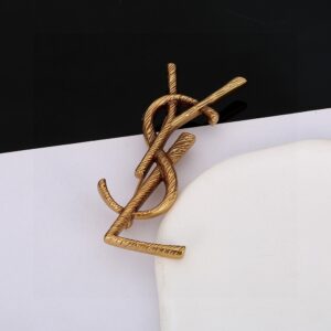 Saint Laurent YSL Classic Brooch Timeless Luxury Pin