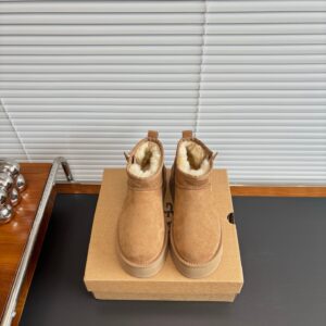 KISSY Premium Platform Side-Zip Snow Boots Leather Label Edition