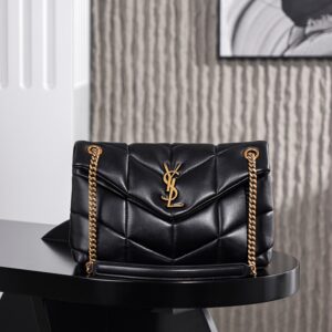 Small Black Gold Handbag Model 577476 Blue Edition