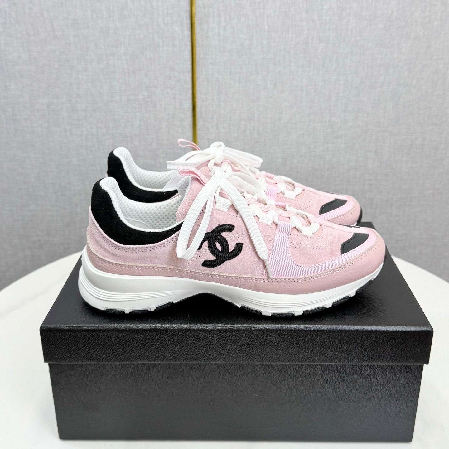 Chanel Panda Sneakers Premium Black and White Boutique Casual Trainers