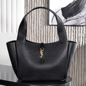 LE BEY Black Gold Shoulder Bag – Premium Paris Style