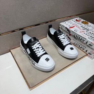 DG Couple Casual Sneakers Multi-Material Upper Leather Lining Sizes 36–44