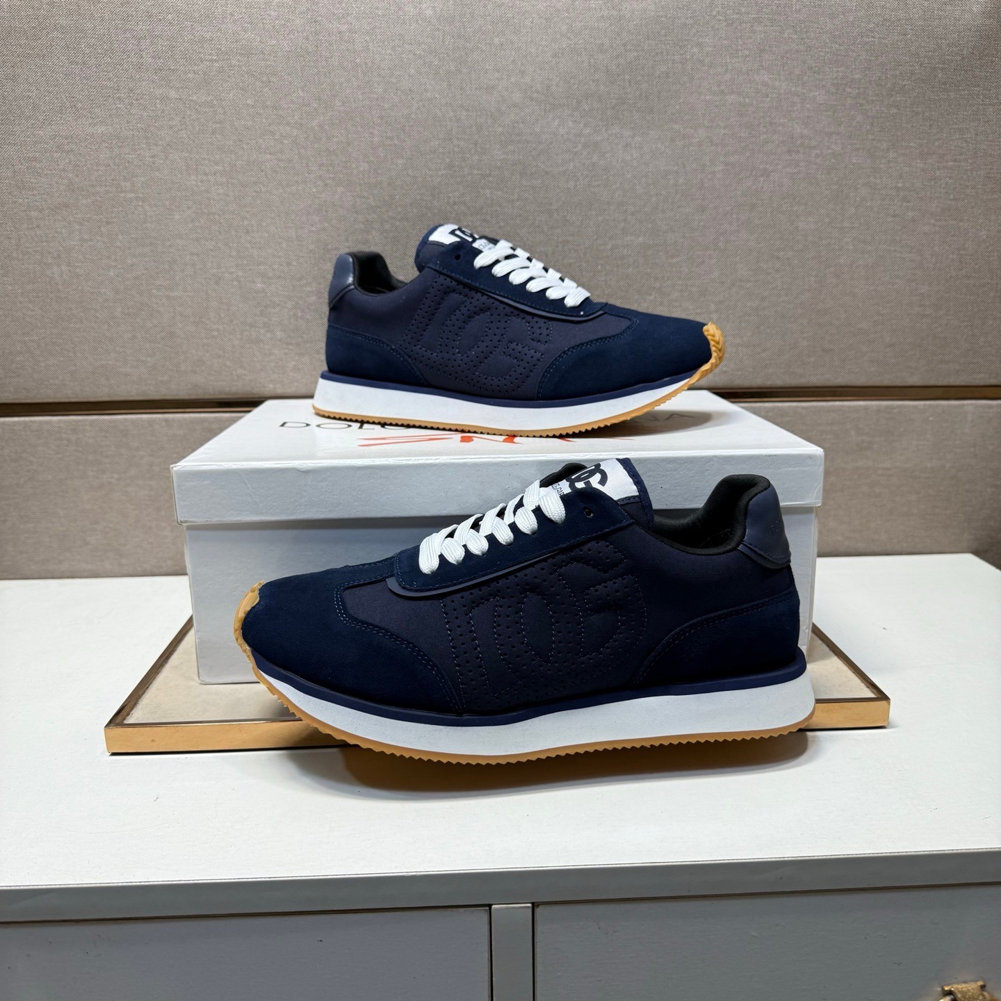 DG Couple Casual Sneakers Multi-Material Mesh Comfort Sizes 36–44 - Image 4