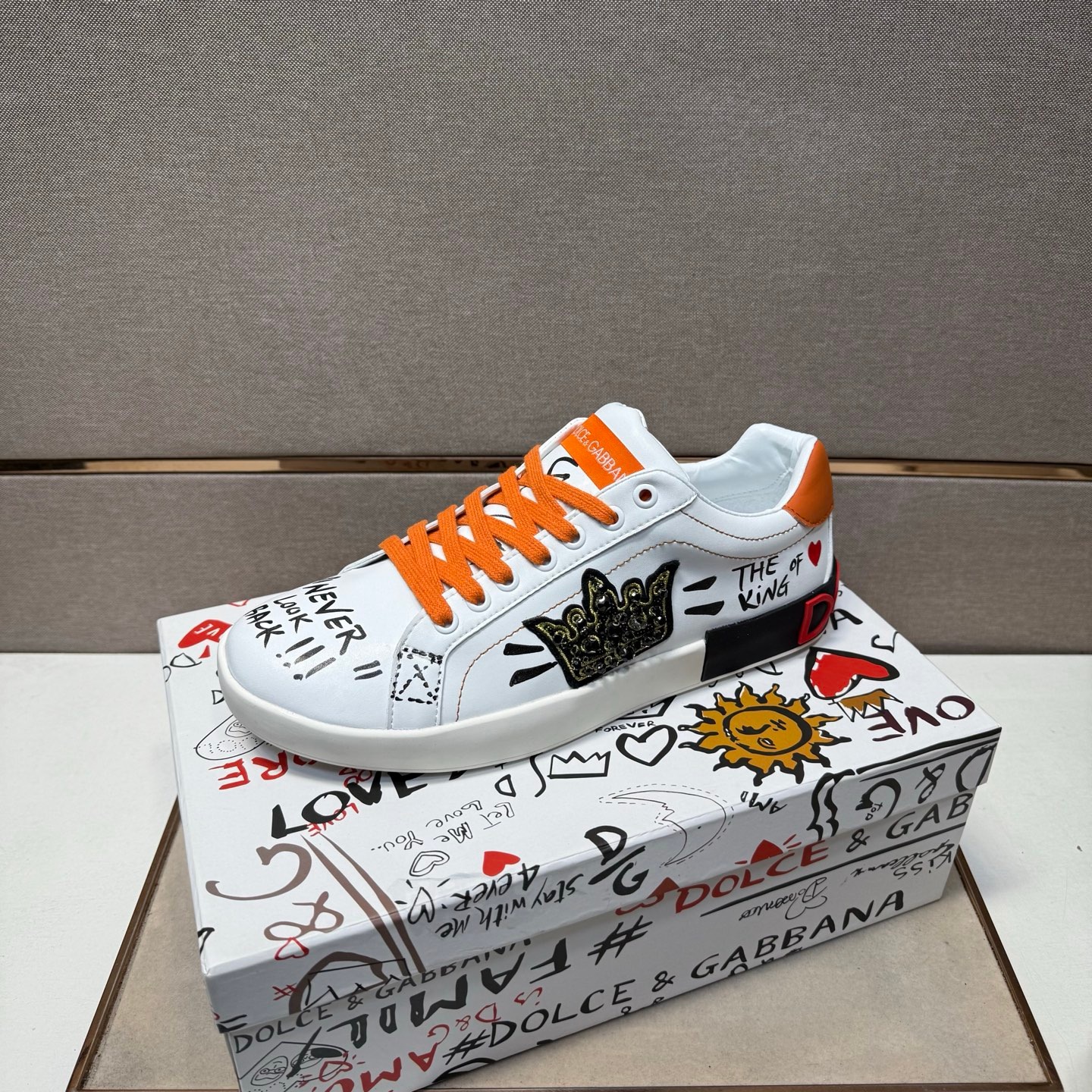 DG Couple Casual Sneakers Multi-Material Design Sizes 35-44 - Image 5