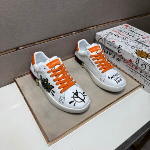 DG Couple Casual Sneakers Multi-Material Design Sizes 35-44