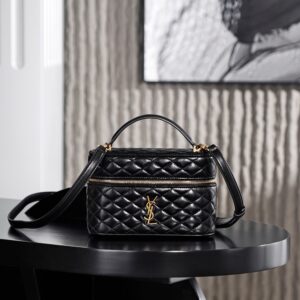 BEIYI Black Gold Handbag – Model 1580 Premium Edition