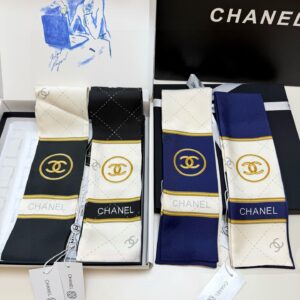 Luxury Twill Silk Ribbon Scarf Multi-Use Hair Tie Bag Wrap Elegant Design