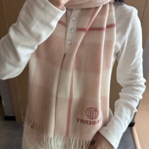 Classic Plaid Scarf Elegant Soft Shawl Men’s Timeless Style 30x180cm